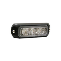 Roadvision LED Strobe Module White Surface Mount 11-30V 3 LED 3W 12 Function