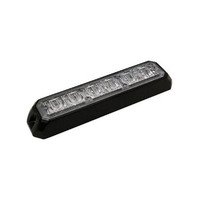 Roadvision LED Strobe Module Amber/ White Surface Mount 11-30V 6 LED 6W 19 Function
