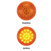 102 Series Indicator Light, Multi Volt, Coloured Lens - LED Autolamps