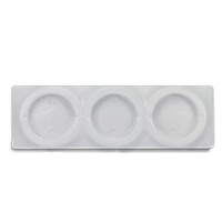 102 Series White Triple Surface Mount Base - LED Autolamps