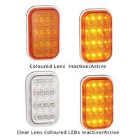 131 Series Single Function - Amber with Chrome Refelctor
