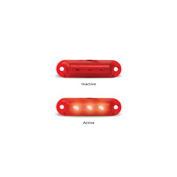 16 Series Marker Light, Slimline, Red - LED Autolamps