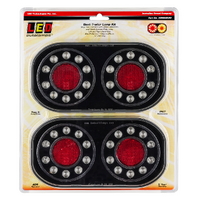 209 Series Boat/Trailer Tail Lights, Twin Pack, with Licence Plate and Without - LED Autolamps