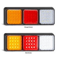 282 Series Combination Tail Light with Reverse, Single Light - LED Autolamps