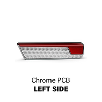 355 Series Sequential Tail Lights Chrome PCB CSB Plug Left Side