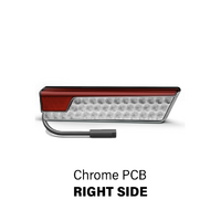 355 Series Sequential Tail Lights Chrome PCB CSB Plug Right Side