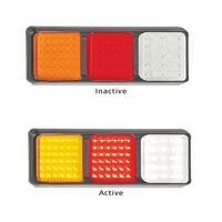 LED Autolamps 80 Triple Series Combination LED Light - 12-24 Volt