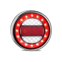 Maxilamp Single Round Rear Combination LED Lamp MAXILAMPC1RXRE