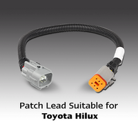 Hilux Patch Lead, Tray Extension with DT04-6P Female Connector (2 Pack)