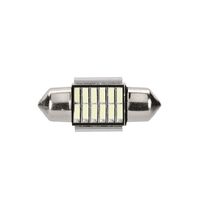 HIGH POWERED 31MM LED FESTOON GLOBES (WARM RED) - Blister pack of 1 - NARVA Part No. 18028BL