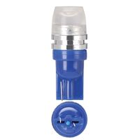HIGH POWERED LED T-10 WEDGE GLOBES (COBALT BLUE) - Blister pack of 2