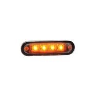 10-30 VOLT MODEL 8 LED FRONT END OUTLINE MARKER LAMP (AMBER) - NARVA Part No. 90820