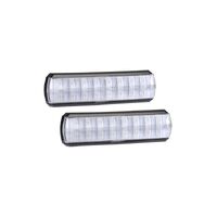 10-30 VOLT LED SLIMLINE REAR STOP/TAIL and DIRECTION INDICATOR LAMP PACK (RED/AMBER) - NARVA Part No. 93810BL2