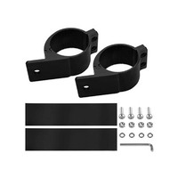 Roadvision Bar Light & Work Light Tubular Bull Bar Clamp 60-65mm (2.5) Diameter Range Black"
