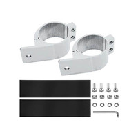 Roadvision Bar Light & Work Light Tubular Bull Bar Clamp 66-71mm (2.75) Diameter Range Silver"
