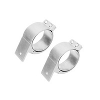 Roadvision Bar Light & Work Light Tubular Bull Bar Clamp 76-81mm (3) Diameter Range Silver"