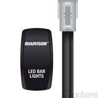 LED Bar Light HD Wiring Harness 12/24V with H4 Piggy Back Connector RV LED Bar Light Switch Suit 1 Lamp over 140W Roadvision