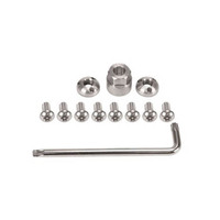 Roadvision Lock Nut Kit - Main Bolt M10x1.5mm x 2 - Side Bolts M8 x 8 - Includes 2 x Tools - Suit Pair RV Driving Lamps Roadvision