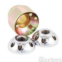 Anti-Theft Locknut Kit M10 X 1.5mm Thread Suits Driving Lamps Universal