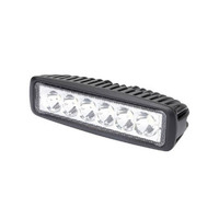 Roadvision LED Work Light Rect Spot Beam 10-30V 6 x 3W LEDs 18W 1080lm IP67 160x63x45mm Roadvision