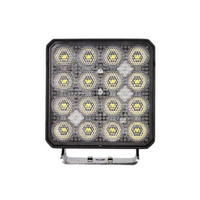 Roadvision LED Work Light Square Flood Beam 10-30V 16 x 6W S8 LED's <94W <7400lm TMT IP67 127x55x112mm Roadvision