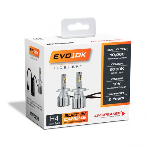 EVO10K - 12V LED Bulb Kit 5700K - H4
