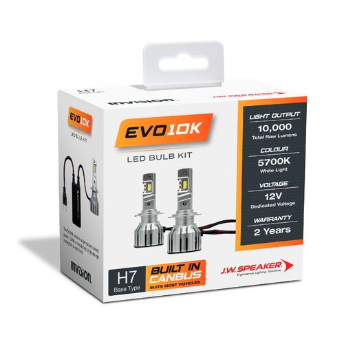 EVO10K - 12V LED Bulb Kit 5700K - H7