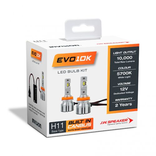 EVO10K - 12V LED Bulb Kit 5700K - H11