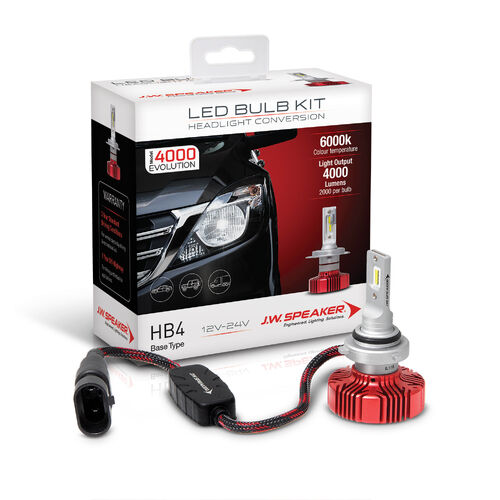 LED Bulb Kit - HB4 Headlight Conversion Kit 12/24V - 6200K Not ADR compliant