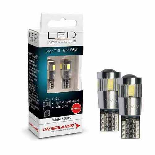 LED W5W / T10 CANBUS WEDGE KIT 12V 6000K