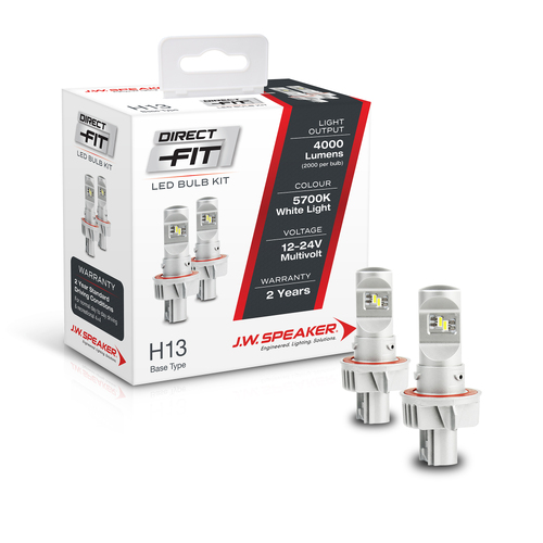 LED Bulb Kit - Direct Fit - 12/24V LED Bulb Kit 5700K - H13