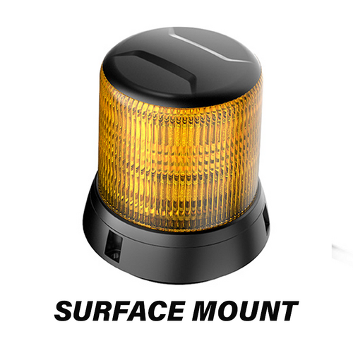 BASE6 Amber High Profile Surface Mount Beacon