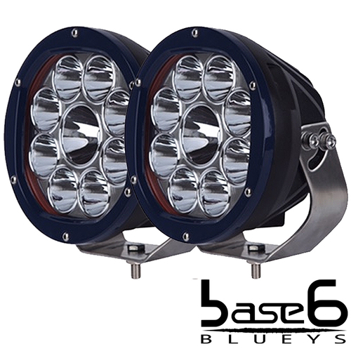 7 inch Pair LED ROUND DRIVING LIGHTS with Combo Cover