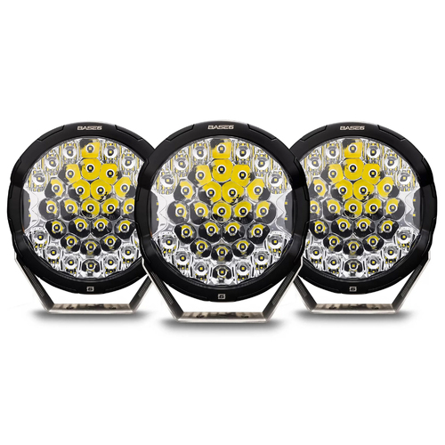 BASE6 LUX Series 8.5" Driving Lights - Triple Pack