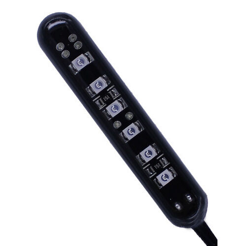 BASE6 LED Module 12V, Straight Black Housing