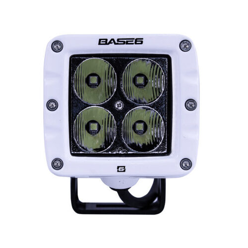 BASE6 Marine Cube Series Work Light 3" Flood Beam