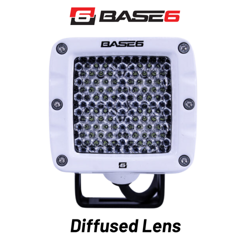BASE6 Marine Cube Series Work Light, 3", Diffused