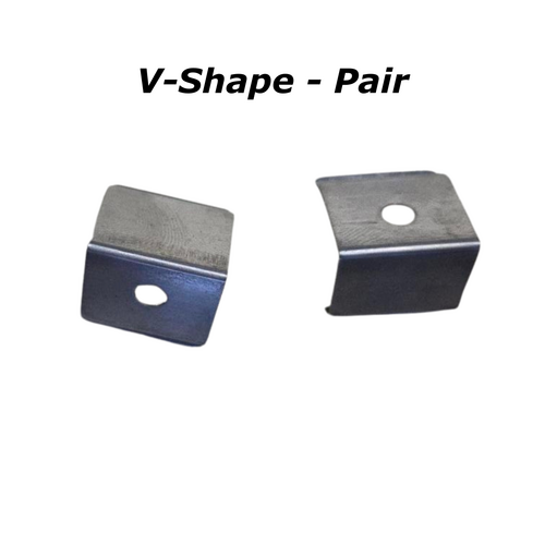 BASE6 Rigid bar V CLIP 45 degrees (PER PAIR)