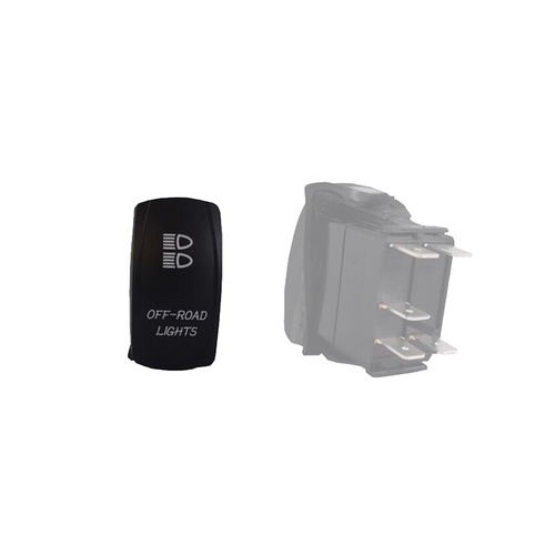 BASE6 Rocker Switch Covers Clear Lense