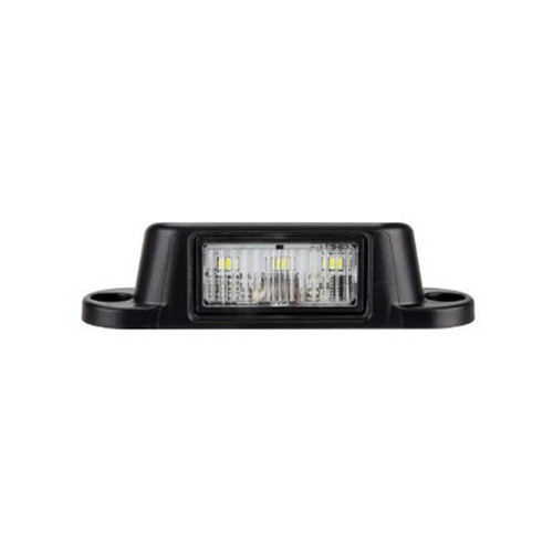 Roadvision Licence Plate Light LED 10-30V 4 LED Surface Mount Black Body Blister Packed