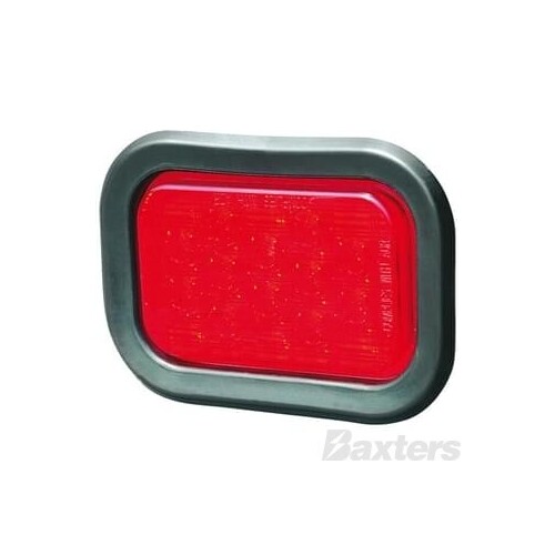10-30V 22 LED Rectangular Grommet Mount Includes Grommet - Use BR161R