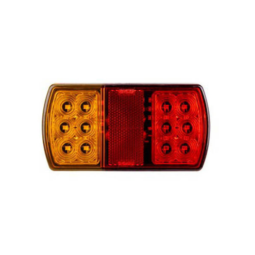 Roadvision LED Rear Combination Lamp 10-30V Stop/Tail/Ind/Ref Surface Mount 150 x 80mm Single Blister
