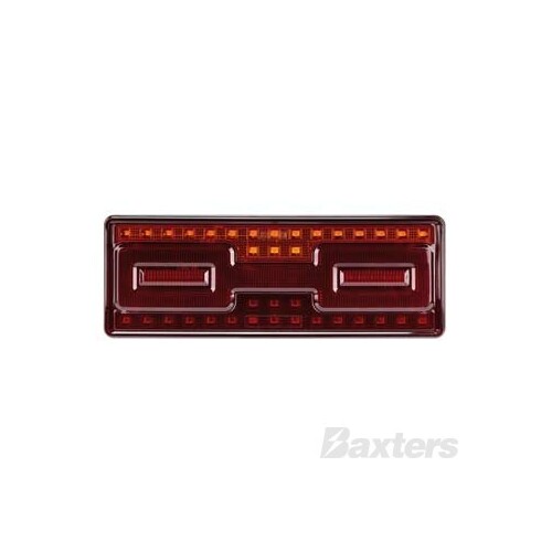 LED Rear Combination Lamp 10-30V Stop/Tail/Ind/Ref Surface Mount 275x100mm