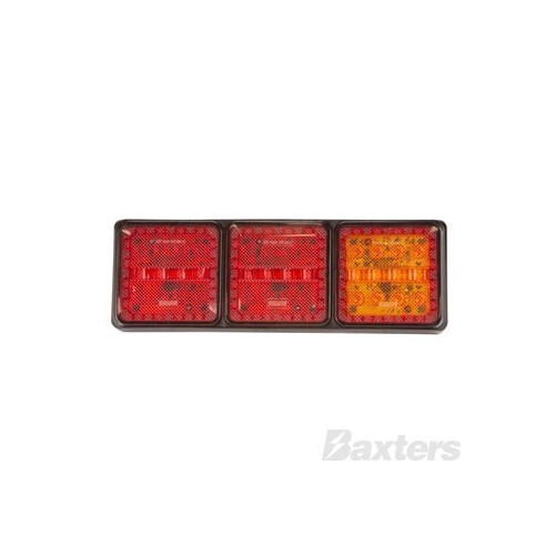 LED Rear Combination Lamp 10-30V Stop/Tail/Indicator/Ref 282x95x30mm Mini Jumbo