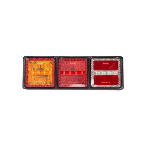 Roadvision LED Rear Combination Lamp 10-30V Stop/Tail/Indicator/Rev/Ref 282x95x30mm Mini Jumbo