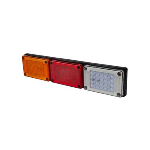 Roadvision 10-30V Stop/Tail/Ind/Rev Jumbo 604 x 132mm Triple Pod Surface Mount