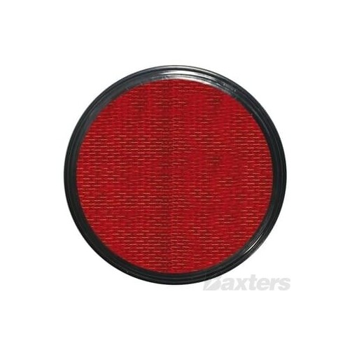 Self Adhesive 60mm X 9mm - Red Reflector