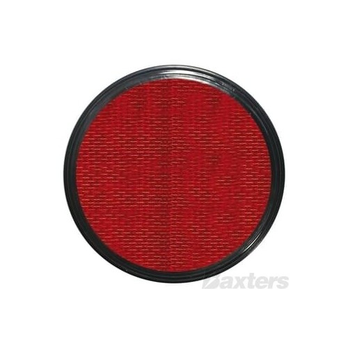 Self Adhesive 60mm X 9mm - Red Reflector