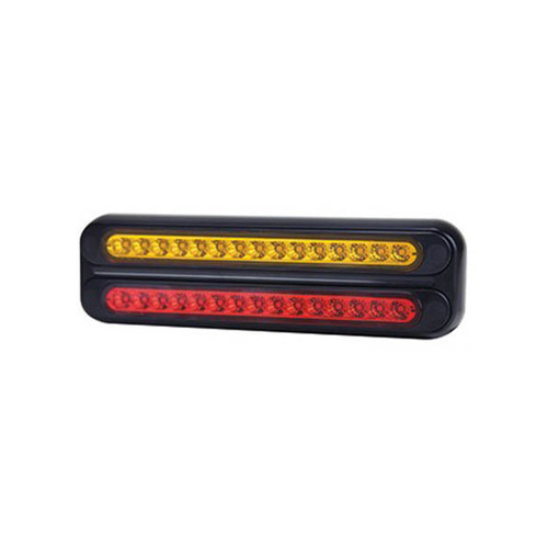 Roadvision LED Rear Combination Lamp BR70 Series 10-30V Stop/Tail/Ind 266 x 78 x 26mm Twin Stud Mount