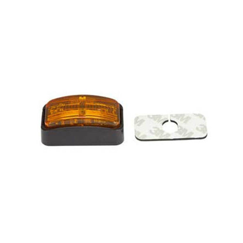 Roadvision Clearance Light LED Amber BR7 Series 10-30V 50x25mm Amber Lens Fixed Mount 0.5m Cable
